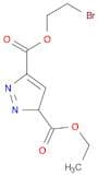 3H-Pyrazole-3,5-dicarboxylic acid, 5-(2-bromoethyl) 3-ethyl ester