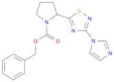 BENZYL 2-(3-(1H-IMIDAZOL-1-YL)-1,2,4-THIADIAZOL-5-YL)PYRROLIDINE-1-CARBOXYLATE