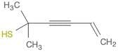 5-Hexen-3-yne-2-thiol, 2-methyl-
