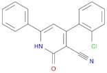 3-Pyridinecarbonitrile, 4-(2-chlorophenyl)-1,2-dihydro-2-oxo-6-phenyl-