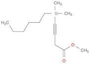 3-Butynoic acid, 4-(hexyldimethylsilyl)-, methyl ester