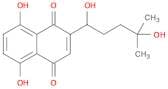 1,4-Naphthalenedione, 2-(1,4-dihydroxy-4-methylpentyl)-5,8-dihydroxy-