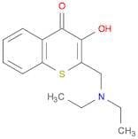 4H-1-Benzothiopyran-4-one, 2-[(diethylamino)methyl]-3-hydroxy-
