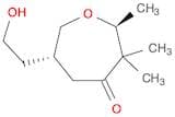 4-Oxepanone, 6-(2-hydroxyethyl)-2,3,3-trimethyl-, trans-