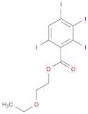 Benzoic acid, 2,3,4,6-tetraiodo-, 2-ethoxyethyl ester