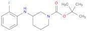 1-Piperidinecarboxylicacid, 3-[(2-fluorophenyl)amino]-, 1,1-dimethylethyl ester