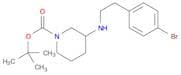1-Piperidinecarboxylicacid, 3-[[2-(4-bromophenyl)ethyl]amino]-, 1,1-dimethylethyl ester