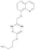 Ethanimidamide, N-[(butoxycarbonyl)oxy]-2-(8-quinolinyloxy)-