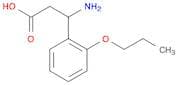 Benzenepropanoic acid, b-amino-2-propoxy-