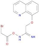 Ethanimidamide, N-[(bromoacetyl)oxy]-2-(8-quinolinyloxy)-