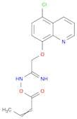 Ethanimidamide, 2-[(5-chloro-8-quinolinyl)oxy]-N-[(1-oxo-2-butenyl)oxy]-