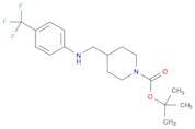 1-Piperidinecarboxylicacid, 4-[[[4-(trifluoromethyl)phenyl]amino]methyl]-, 1,1-dimethylethyl ester