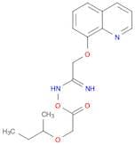 Ethanimidamide, N-[[(1-methylpropoxy)acetyl]oxy]-2-(8-quinolinyloxy)-