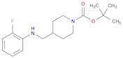 1-Piperidinecarboxylicacid, 4-[[(2-fluorophenyl)amino]methyl]-, 1,1-dimethylethyl ester