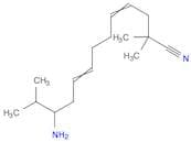 4,8-Tridecadienenitrile, 11-amino-2,2,12-trimethyl-