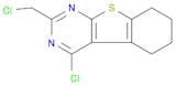 3-chloro-5-(chloromethyl)-8-thia-4,6-diazatricyclo[7.4.0.0,2,7]trideca-1(9),2,4,6-tetraene