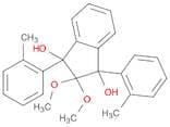1H-Indene-1,3-diol, 2,3-dihydro-2,2-dimethoxy-1,3-bis(2-methylphenyl)-