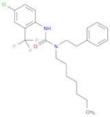 Urea, N'-[4-chloro-2-(trifluoromethyl)phenyl]-N-heptyl-N-(2-phenylethyl)-