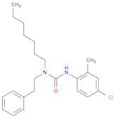 Urea, N'-(4-chloro-2-methylphenyl)-N-heptyl-N-(2-phenylethyl)-
