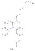 Urea, N-[(4-butylphenyl)methyl]-N-heptyl-N'-(2-methylphenyl)-