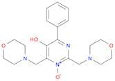 5-Pyrimidinol, 2,4-bis(4-morpholinylmethyl)-6-phenyl-, 3-oxide