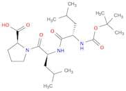 L-Proline, 1-[N-[N-[(1,1-dimethylethoxy)carbonyl]-L-leucyl]-L-leucyl]-