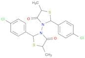2-(4-chlorophenyl)-3-[2-(4-chlorophenyl)-5-methyl-4-oxo-thiazolidin-3-yl]-5-methyl-thiazolidin-4-o…
