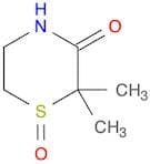 3-Thiomorpholinone, 2,2-dimethyl-, 1-oxide
