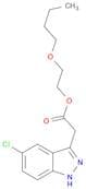 1H-Indazole-3-acetic acid, 5-chloro-, 2-butoxyethyl ester