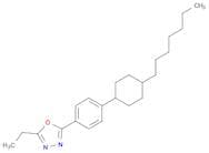 1,3,4-Oxadiazole, 2-ethyl-5-[4-(4-heptylcyclohexyl)phenyl]-