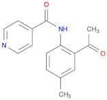 4-Pyridinecarboxamide, N-(2-acetyl-4-methylphenyl)-