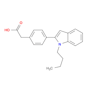 2-(4-(1-Butyl-1H-indol-2-yl)phenyl)acetic acid
