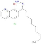 1-Decanone, 1-(5-chloro-8-hydroxy-7-quinolinyl)-, hydrazone