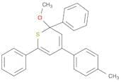 2H-Thiopyran, 2-methoxy-4-(4-methylphenyl)-2,6-diphenyl-