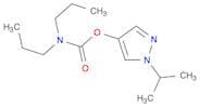 Carbamic acid, dipropyl-, 1-(1-methylethyl)-1H-pyrazol-4-yl ester