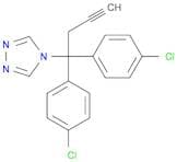4H-1,2,4-Triazole, 4-[1,1-bis(4-chlorophenyl)-3-butynyl]-