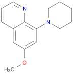 Quinoline, 6-methoxy-8-(1-piperidinyl)-