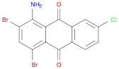 1-Amino-2,4-dibromo-7-chloroanthracene-9,10-dione