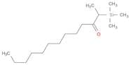 3-Tridecanone, 2-(trimethylsilyl)-