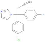 1H-Imidazole, 1-[1-(4-chlorophenyl)-1-(4-fluorophenyl)-3-butynyl]-