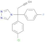 4H-1,2,4-Triazole, 4-[1-(4-chlorophenyl)-1-(4-fluorophenyl)-3-butynyl]-