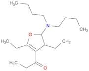 1-Propanone, 1-[5-(dibutylamino)-2,4-diethyl-4,5-dihydro-3-furanyl]-
