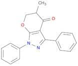 Pyrano[2,3-c]pyrazol-4(1H)-one, 5,6-dihydro-5-methyl-1,3-diphenyl-