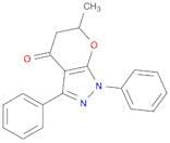 Pyrano[2,3-c]pyrazol-4(1H)-one, 5,6-dihydro-6-methyl-1,3-diphenyl-