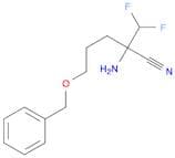 Pentanenitrile, 2-amino-2-(difluoromethyl)-5-(phenylmethoxy)-