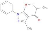 Pyrano[2,3-c]pyrazol-4(1H)-one, 5,6-dihydro-3,5-dimethyl-1-phenyl-