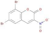 2H-1-Benzopyran-2-one, 6,8-dibromo-3-nitro-