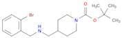 1-Piperidinecarboxylicacid, 4-[[[(2-bromophenyl)methyl]amino]methyl]-, 1,1-dimethylethyl ester