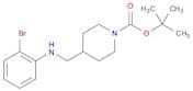 1-Piperidinecarboxylicacid, 4-[[(2-bromophenyl)amino]methyl]-, 1,1-dimethylethyl ester