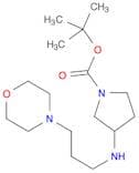 1-Pyrrolidinecarboxylicacid, 3-[[3-(4-morpholinyl)propyl]amino]-, 1,1-dimethylethyl ester